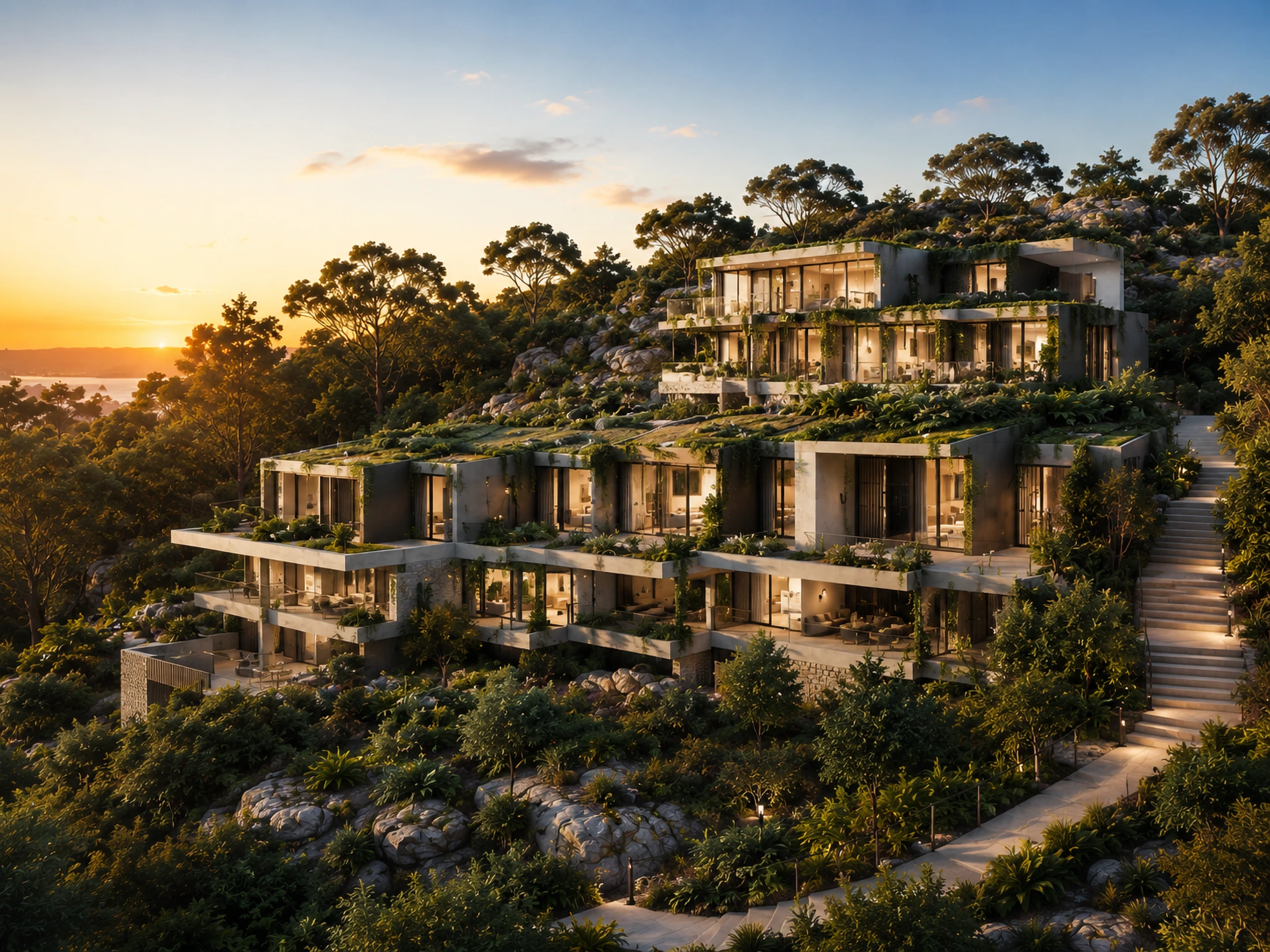 French Forest Green Apartments